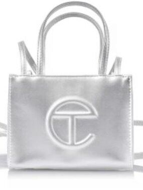 TELFAR Small Shopping Bag (Silver)